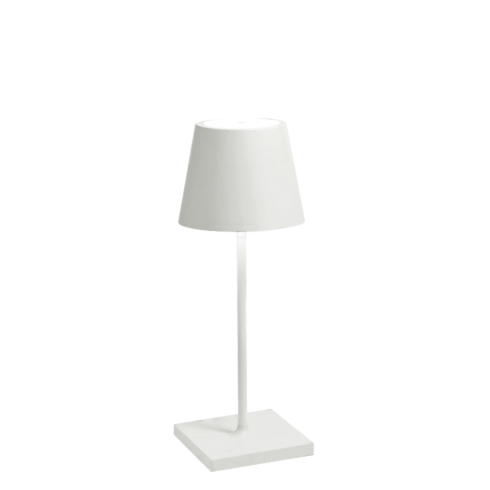 Lampada da Tavolo Ricaricabile SIESTA - Bianco